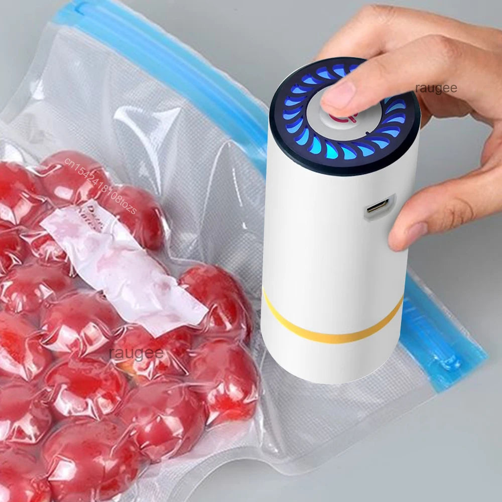 Mini Vakuum Versiegeler — Lebensmittel  bis zu 5x länger frisch halten